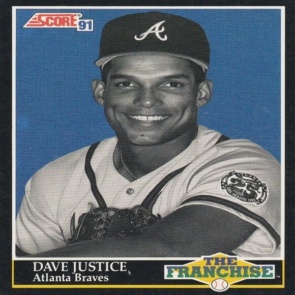 Dave Justice - Atlanta Braves MLB Card Collection - 6 Card Set - Picture 3 of 7